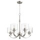 preview thumbnail 3 of 1, Quorum International Dakota 5 Light 24" Wide Chandelier