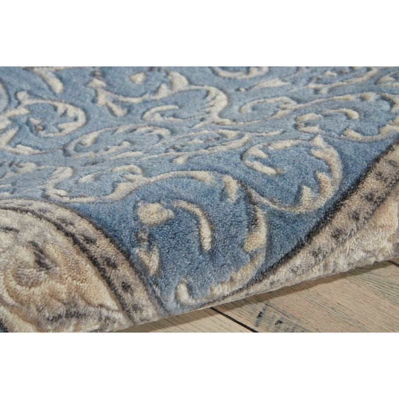 Nourison Somerset Traditional Bordered Floral Area Rug