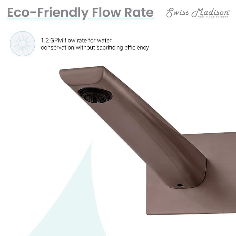 Monaco Single-Handle Wall-Mount Bathroom Faucet