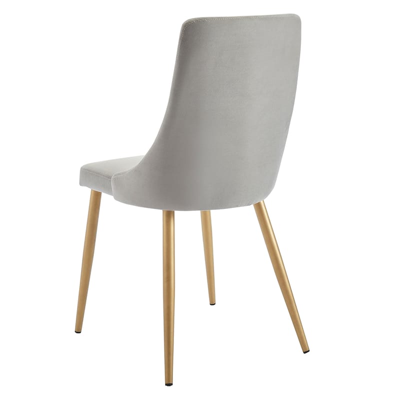 Carmilla Side Velvet Upholstered Chair (Set of 2)
