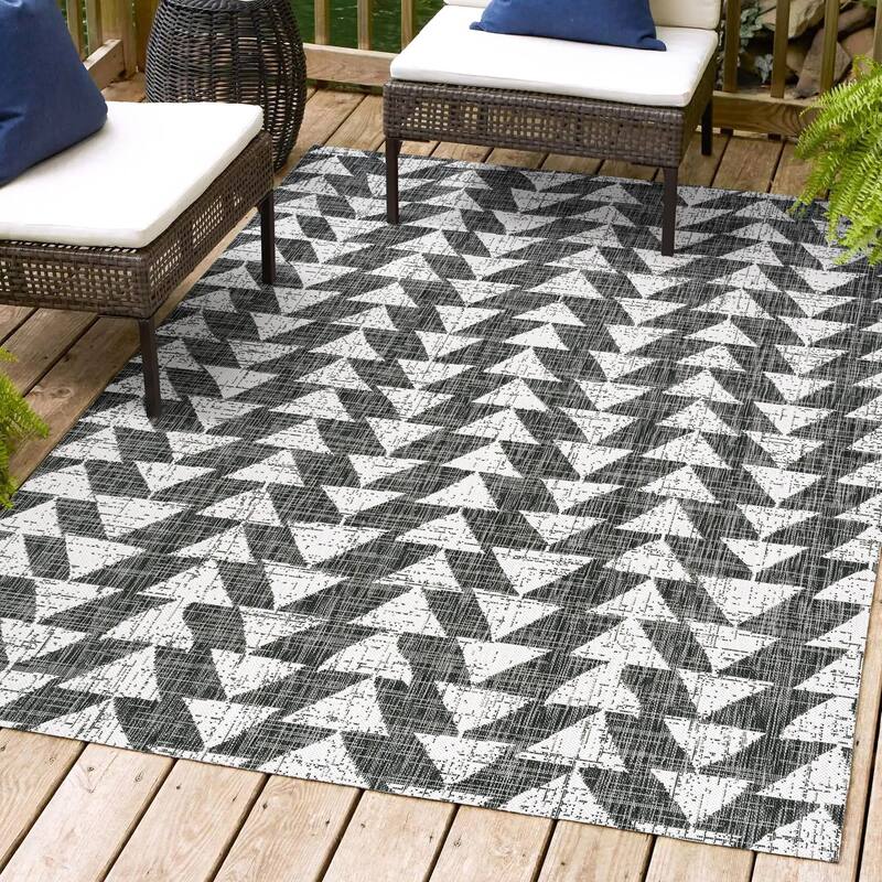 JONATHAN Y Marokko Modern Tribal Geometric Indoor/Outdoor Area Rug