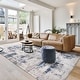 preview thumbnail 9 of 12, Gertmenian Crystal Print Washable Digital Printed Flat Pile Polyester Slip Resistant Area Rug Collection