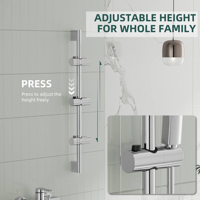 Modland Wall-Mounted Bathtub Faucet with 3-Function Hand Shower, 1.59GPM, Matte Black/Chrome, CUPC Certified
