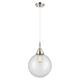 Option Clear Shade / Polished Nickel