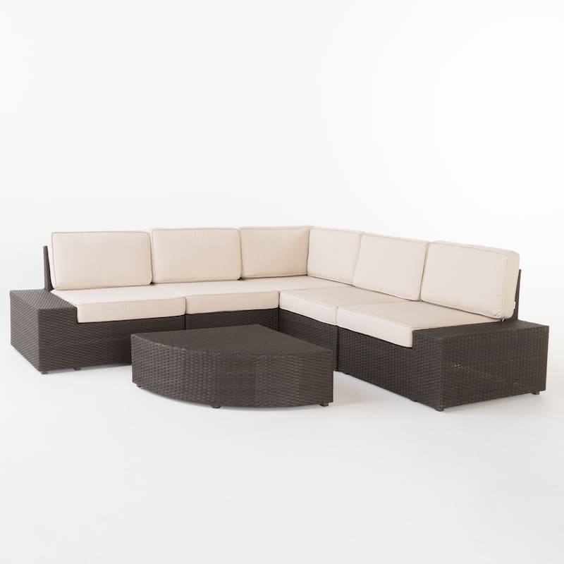 Best Sail Bridge Outdoor 6-piece Wicker Sofa Set by Havenside Home