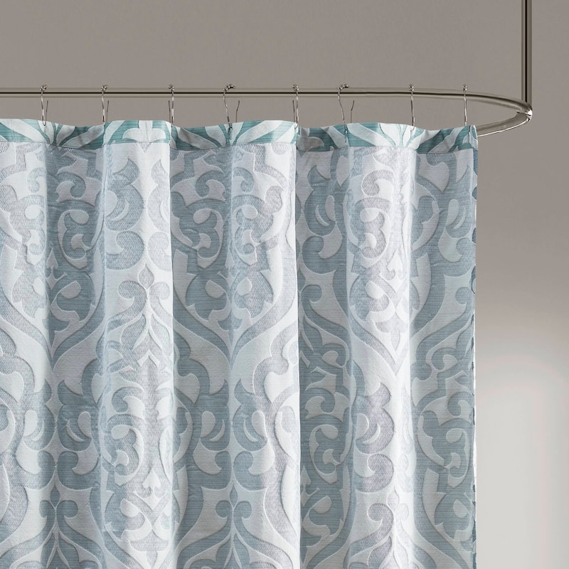 Madison Park Dillon Jacquard 72x72" Shower Curtain