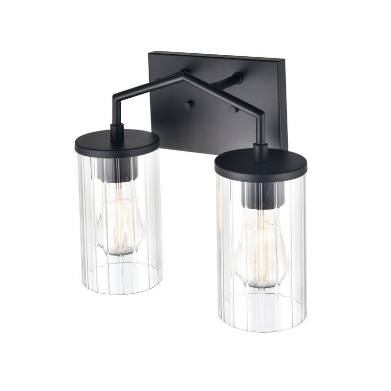 Millennium Lighting Beverlly Bathroom Vanity Light Fixture with Clear Beveled Glass Shades