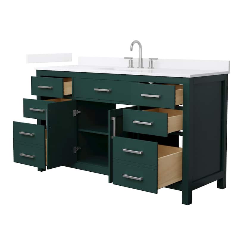 Wyndham Collection WCG2424-60S-QTZ-US3MXX Beckett 60" Free Standing
