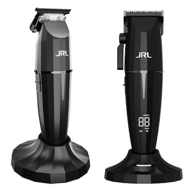 JRL Professional Onyx Cordless Hair Clipper and Trimmer Set