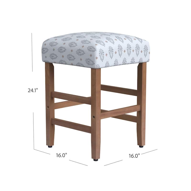 HomePop Square Counter Stool