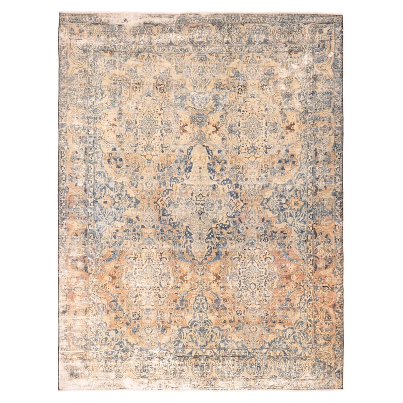 ECARPETGALLERY Hand-knotted Antalya Vintage Copper Wool Rug - 10'0 x 13'3