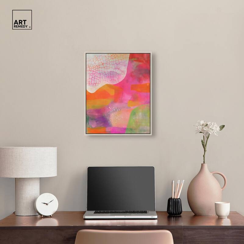 Garnet Gleam III Canvas by Art Remedy