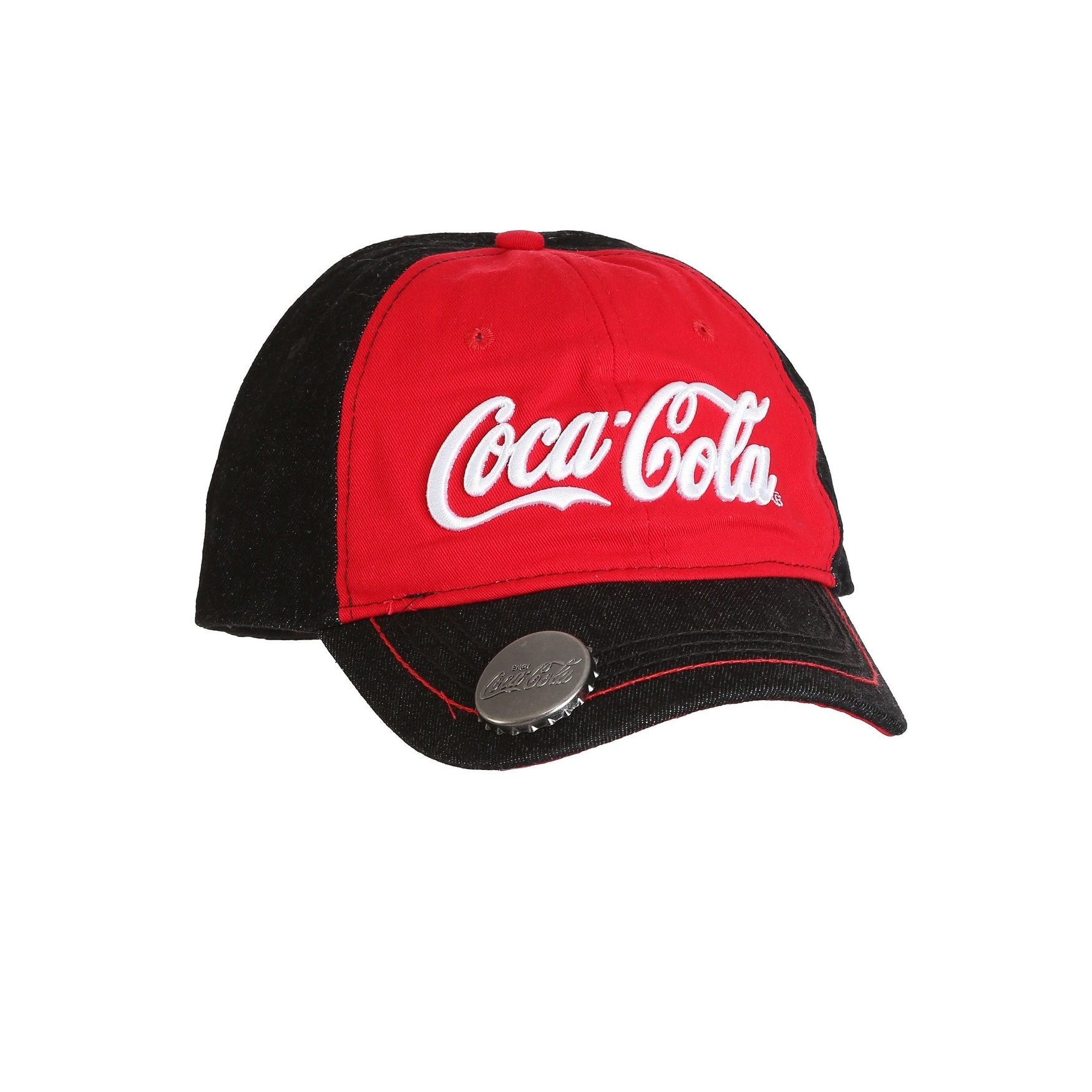 Coca cola hat with bottle opener clearance