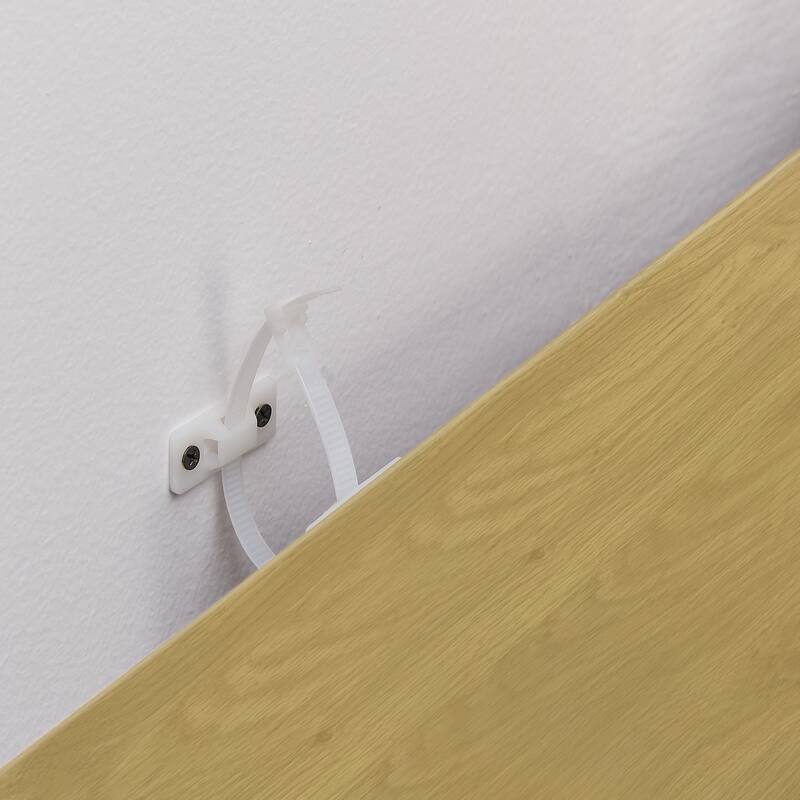 Anmytek 2 Flip Drawer Natural Shoe Cabinet, Tall Hidden Shoe Storage Organizer for Entryway, 31.6x9.6x40 Inches