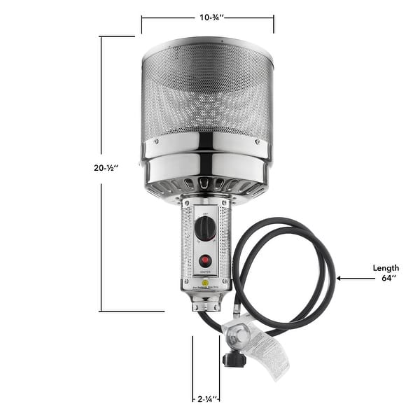 Complete Replacement Burner for Outdoor Propane Patio Heaters Bed
