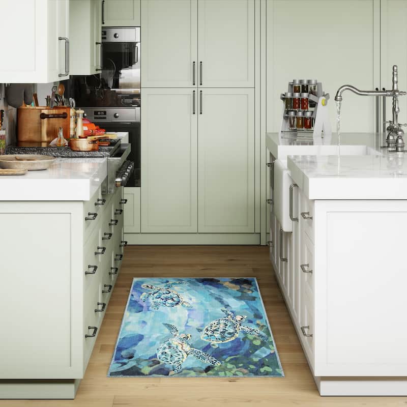 Liora Manne Impressions Seaturtles Indoor/Outdoor Mat