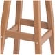 preview thumbnail 78 of 97, Laguna Hdpe All Weather Outdoor Patio 29" Round Bar Stool