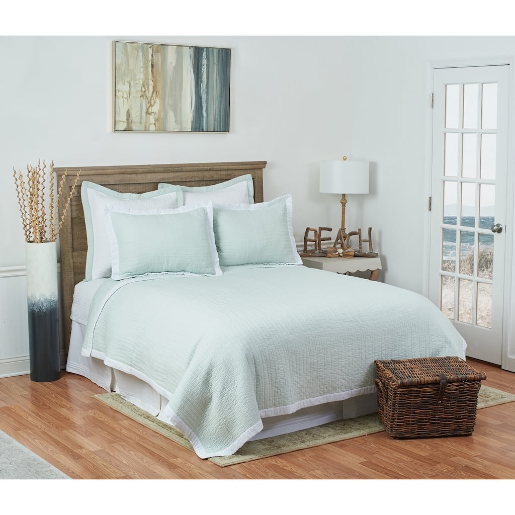 Kinsley Sea Glass Full/Queen Quilt Set