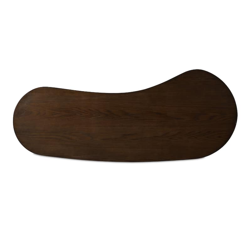 Kathleen Desk-Sienna Brown Oak Veneer