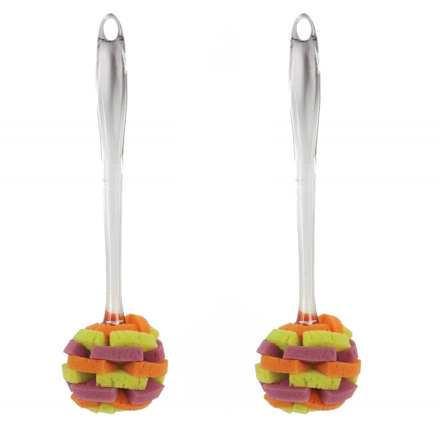 Shop Casabella Soft Foam Sponge Brush With Extra Long Clear