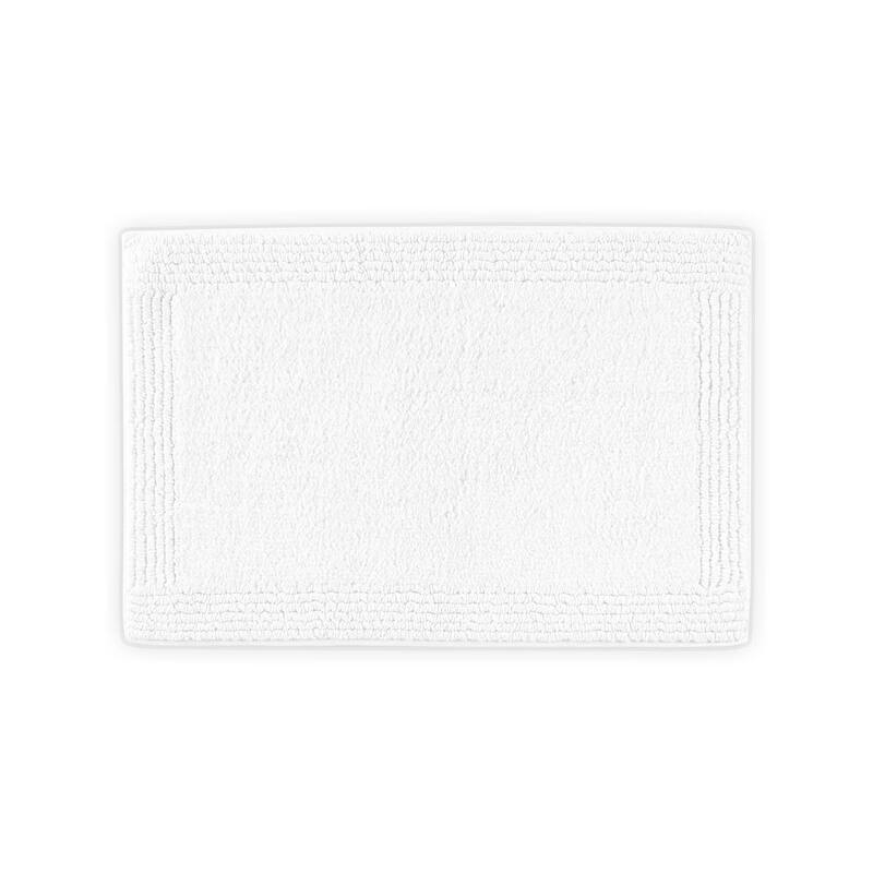 Cotton Tufted 3000 GSM Reversible Bath Rug - 24x36" - White