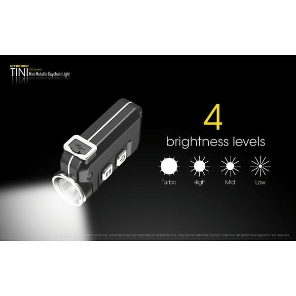 Nitecore Tini 380 Lumen Small Usb Rechargeable Led Keychain Flashlight Overstock 3430