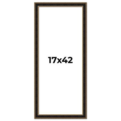 17x42 Frame Gold Antique Vintage Sold Wood Picture Frame | 1.75 Inch