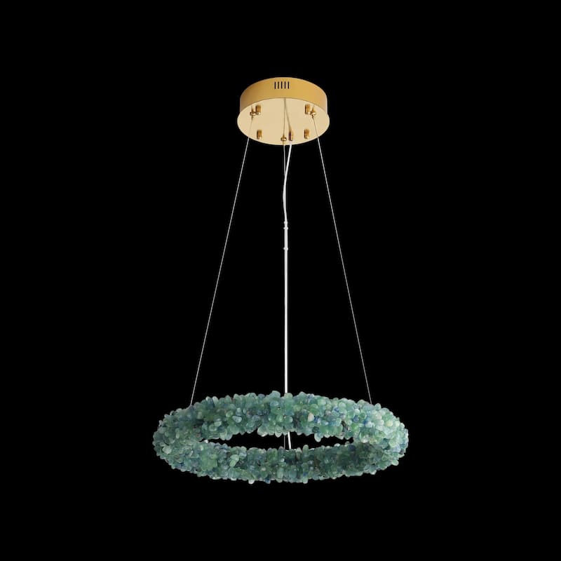 Golden Lighting 6884-22 Corallo 22" Wide Ring Chandelier