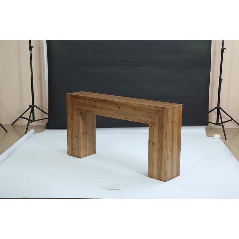 62.99-Inch Farmhouse Entryway Table for Foyer, Hallway