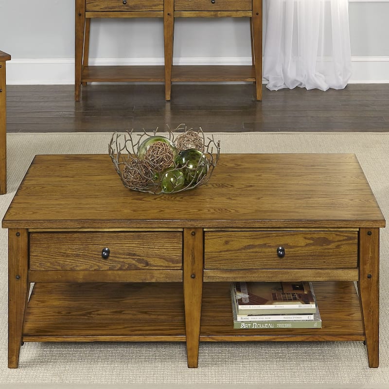 Lake House Oak Cocktail Table - Oak