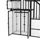 preview thumbnail 10 of 22, Metal Twin over Twin Castle-shaped Bunk Bed with Wardrobe and Multiple Storage