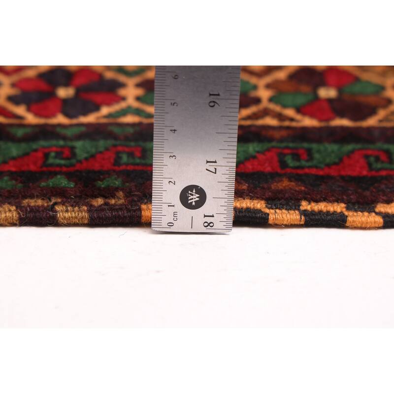 ECARPETGALLERY Hand-knotted Teimani Black, Brown Wool Rug - 3'7 x 6'10