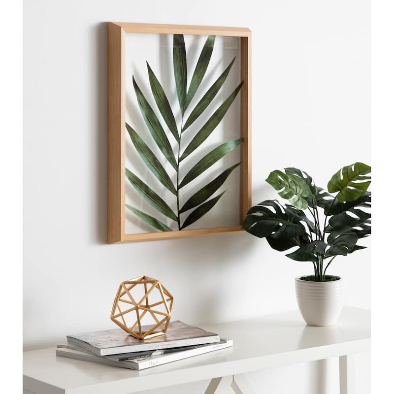 Kate and Laurel Blake Botanical 5F Printed Glass by Amy Peterson