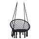 preview thumbnail 2 of 5, Comfortable Macrame Hammock Chair for Indoor/Outdoor - Supports 330lbs