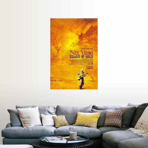 Neil Young Heart Of Gold 2006 Poster Print Overstock 24138178 Neil young heart of gold harvest 1972. overstock com