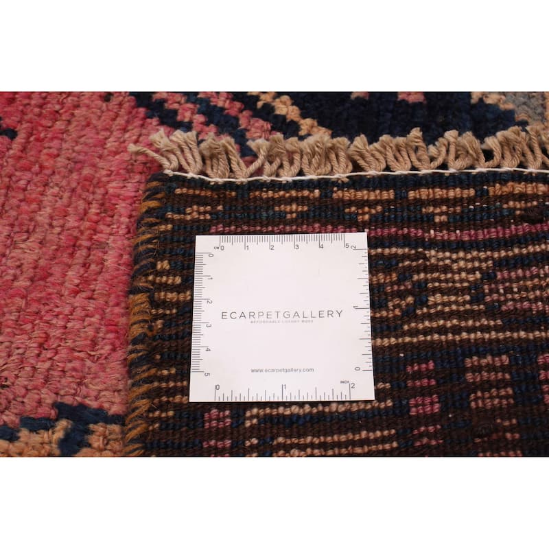 ECARPETGALLERY Hand-knotted Melis Vintage Red Wool Rug - 4'0 x 9'7