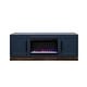 preview thumbnail 14 of 26, Nora 64” Fireplace TV Stand with Painted Finish – Crafted by skilled artisans in Arizona