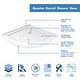 preview thumbnail 12 of 69, DreamLine Prime 38 in. x 38 in. x 74 3/4 in. Sliding Shower Enclosure and Shower Base Kit - 38" x 38"