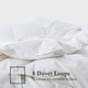 preview thumbnail 9 of 16, Lightweight 100% Organic Cotton Feather Down Comforter Summer Duvet Insert