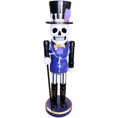 14" Voodoo Nutcracker - Purple