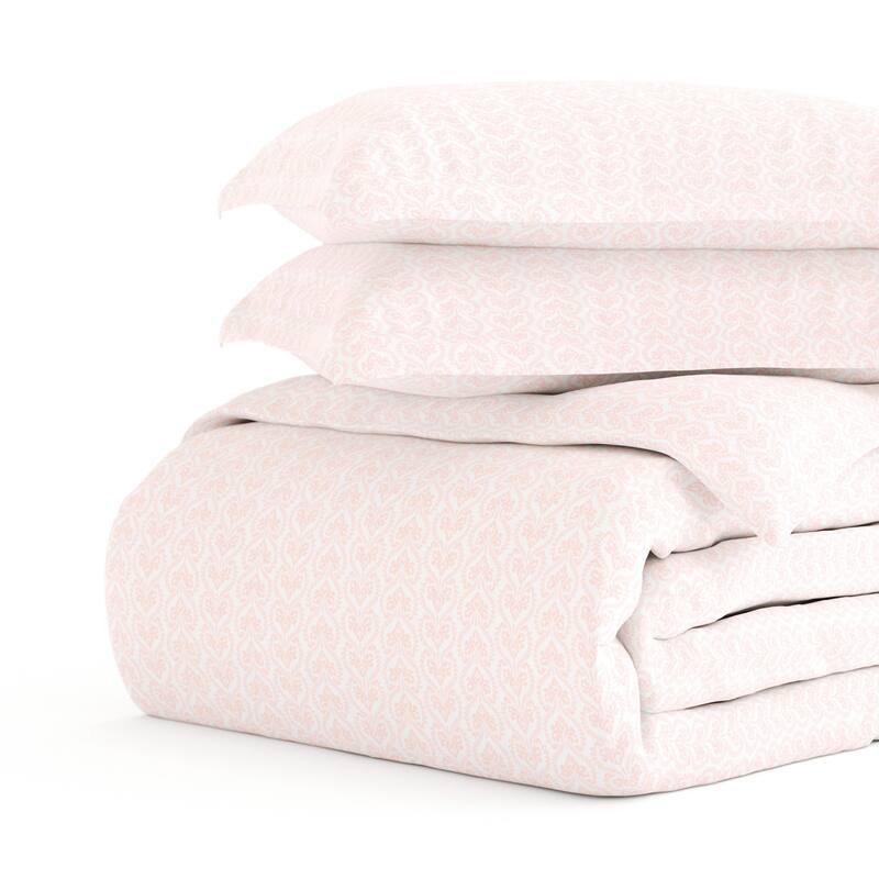 Becky Cameron Classic in Pink 3 Piece Duvet Cover Set