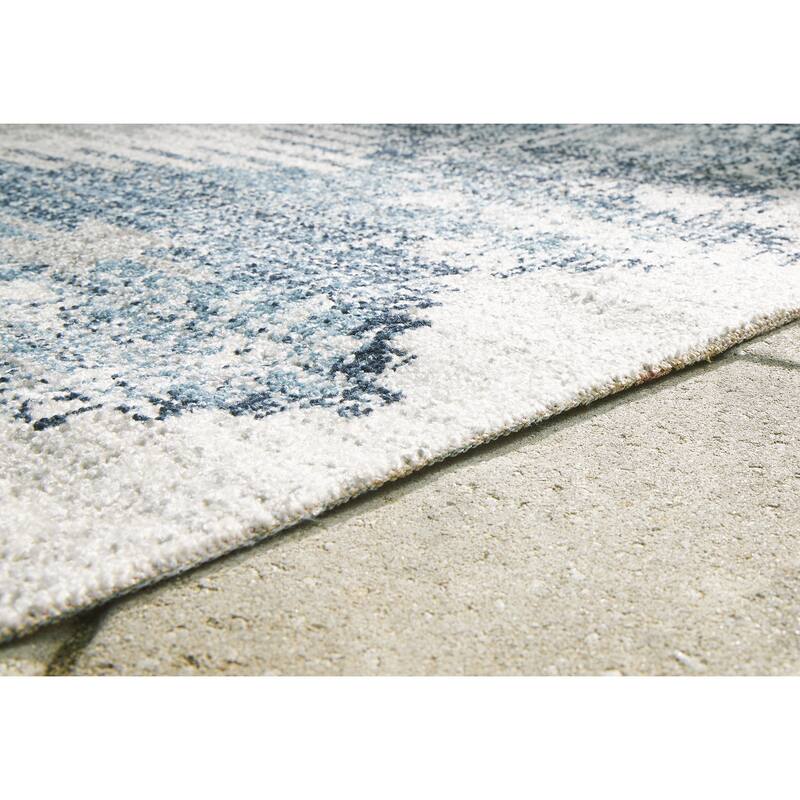 Signature Design by Ashley Daddridge Blue/Gray/Ivory Rug