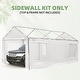 preview thumbnail 38 of 81, Heavy-Duty Metal Carport with Upgraded Galvanized Steel Roof – Ideal Shelter for Cars, Boats, and Tractors