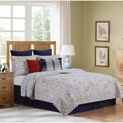 Payton Paisley Quilt Set Bedding Collection