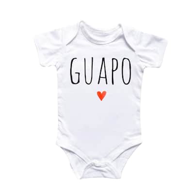 Guapo Spanish Mexican - Baby Boy Girl Clothes Infant Bodysuit Funny Cute Newborn