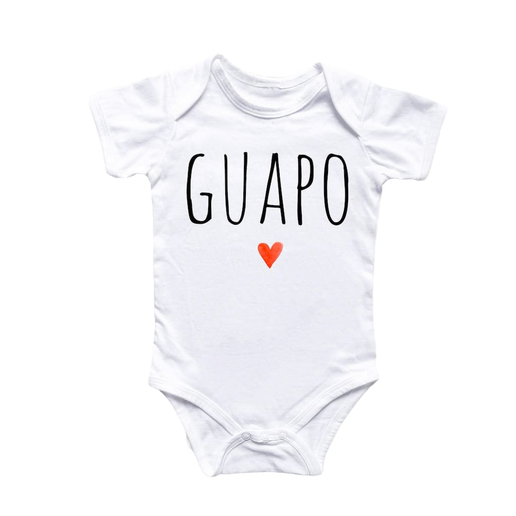 Guapo Spanish Mexican - Baby Boy Girl Clothes Infant Bodysuit Funny Cute Newborn