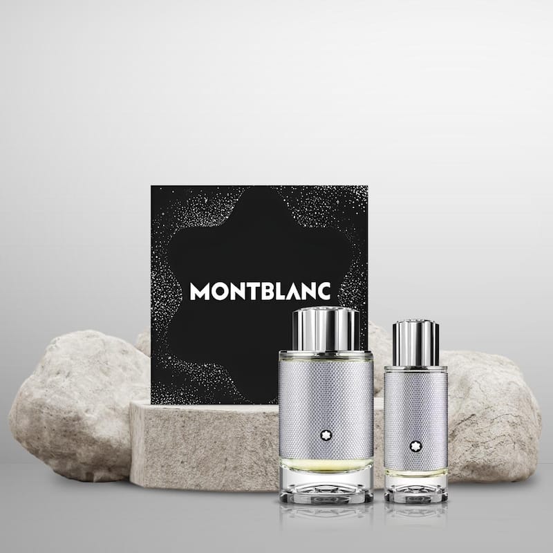 Montblanc Explorer Platinum Men 2 PC Gift Set