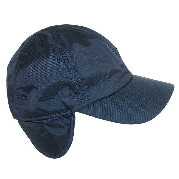 Shop Wigens Men S Classic Nylon Baseball Cap With Faux Fur Lining And Earflaps Overstock 18438934