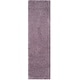 preview thumbnail 175 of 197, SAFAVIEH Laguna Shag Verdiana Solid Color 2-inch Thick Rug. 2'3" x 6' Runner - Purple - Runner