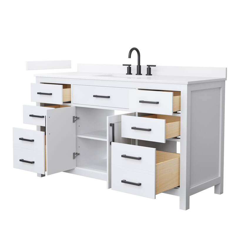 Wyndham Collection WCG2424-60S-QTZ-US3MXX Beckett 60" Free Standing